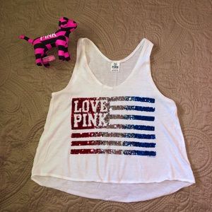Pink VS tank top